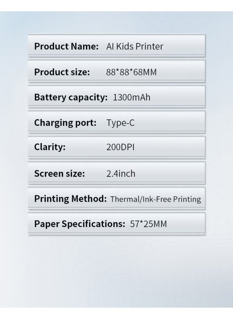 ELTRAZONE AI Smart Portable Wireless Thermal Printer with Sticker Box for Photos, Notes & Labels - Image 3