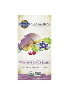 Garden of Life Garden of Life, Organics, Women's Once Daily, 60 Vegan Tablets  - Image 1