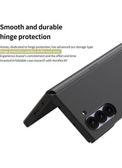 araree araree Aero Flex M Samsung Galaxy Z Fold 6 Case Improved Version with Hinge Protection, Compatible with Magsafe Accessories & Chager Anti-Fingerprint,Thin & Slim, Shockproof Slim Hard Case - Green  - Image 4