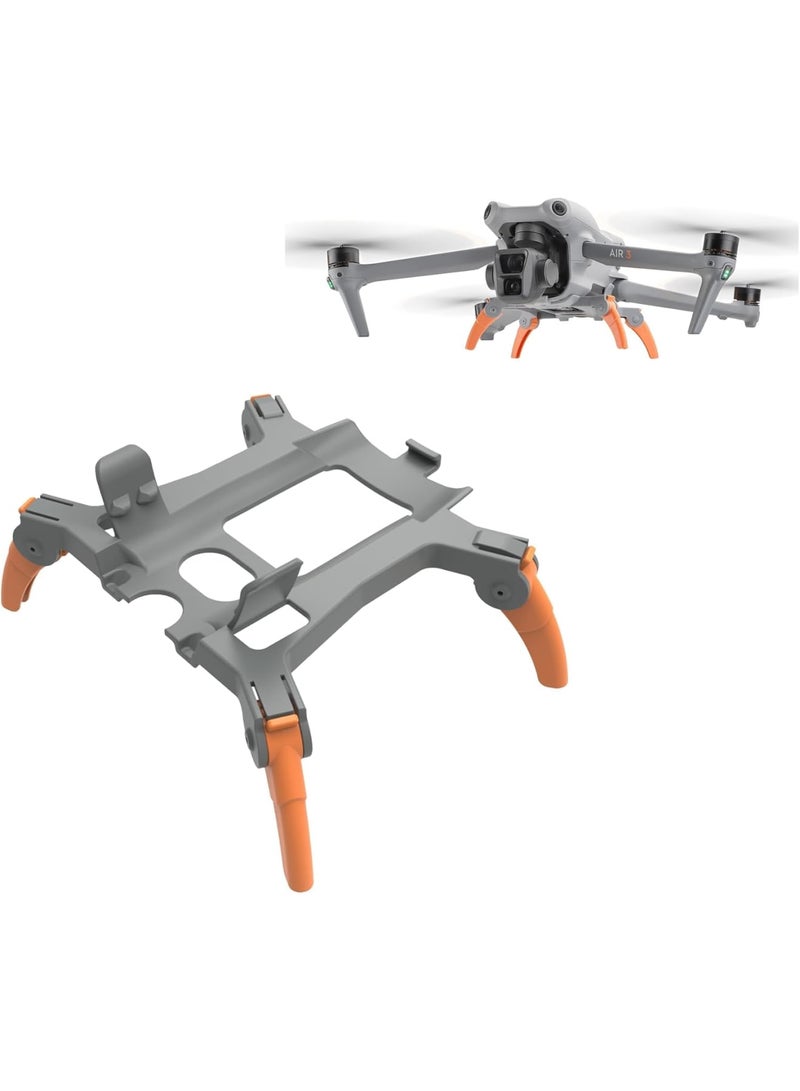 SYOSI Landing Gear for DJI Air 3, Enhanced Stability Drone Spider Leg, Foldable Extension Kit - Effectively Heighten by 36mm  - Image 1