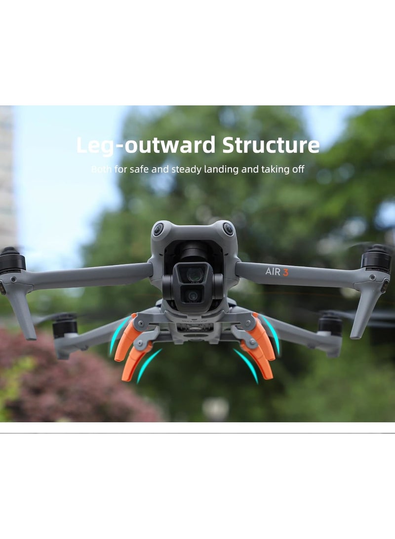 SYOSI Landing Gear for DJI Air 3, Enhanced Stability Drone Spider Leg, Foldable Extension Kit - Effectively Heighten by 36mm  - Image 4