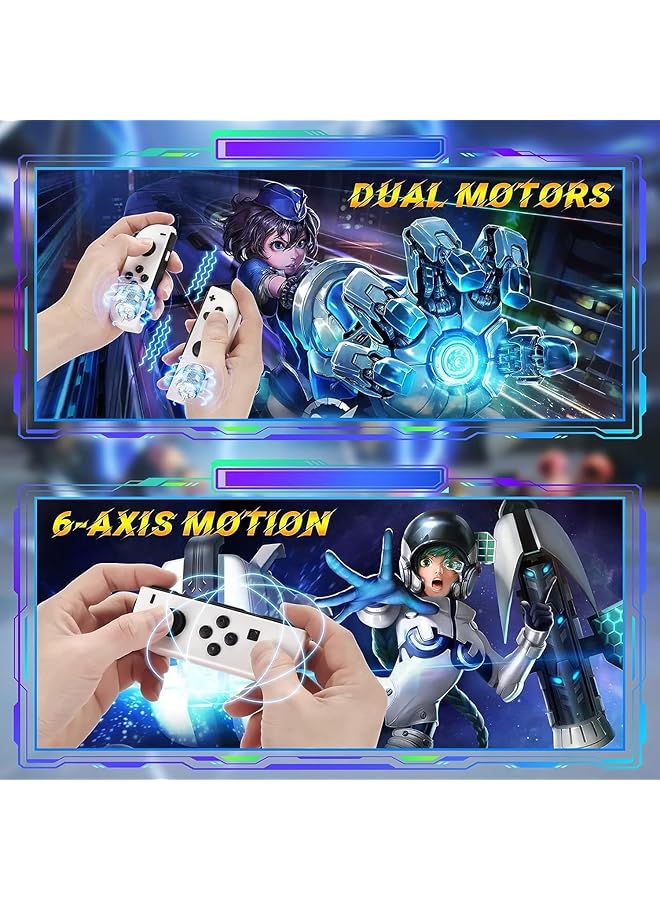 Maxstyle Joy Con Controller Compatible With Nintendo Switch/Lite/Oled Replacement For Switch Joy Pad Wireless Controllers Support Dual Vibration/Wake Up/Motion Control - Image 5