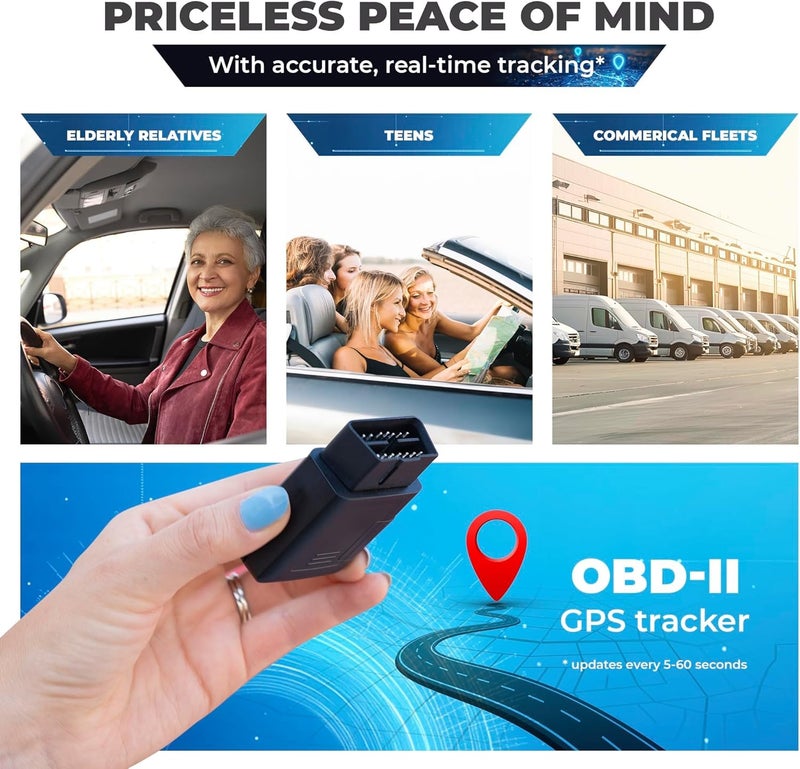 Careflection جهاز تتبع GPS OBD-II في الوقت الحقيقي للمركبات. سيارة. جهاز تتبع السيارات. جهاز مخفي. جهاز تتبع السيارة. يتطلب بطاقة SIM. - Image 2