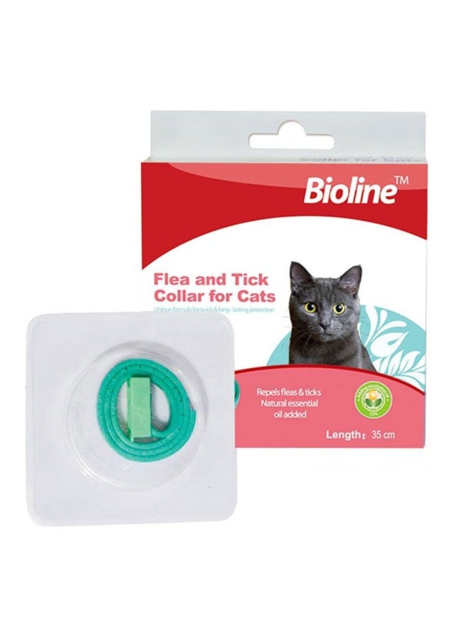 بايولاين طوق بيولاين للبراغيث والقراد للقطط بطول 35 سم [الطول - 35 سم، الوزن - 34 جرام] - Image 1