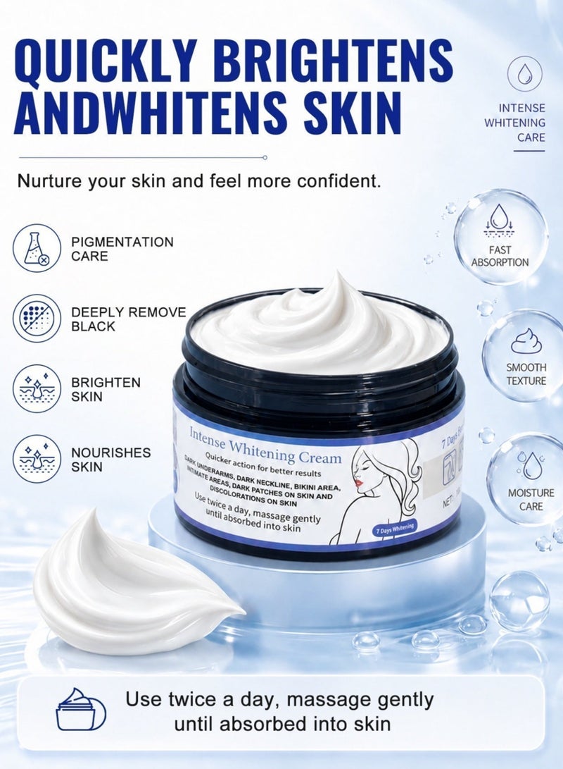 MOOYAM Whitening Cream - Black Spot Correction Underarm whitening Cream, Skin Care Cream, Whitening Face Cream, Suitable For Armpit, Knee, Elbow, Inner Thigh, Female And Male Private Parts -100G - Image 2