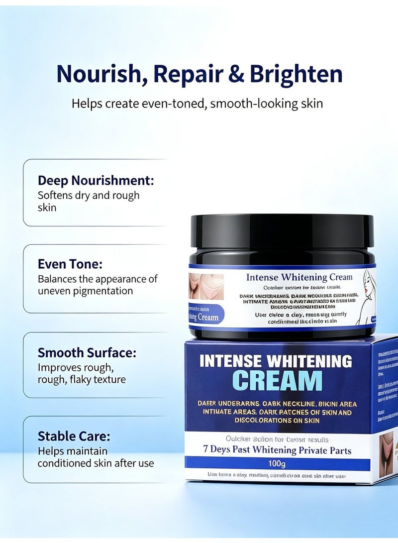 MOOYAM Whitening Cream - Black Spot Correction Underarm whitening Cream, Skin Care Cream, Whitening Face Cream, Suitable For Armpit, Knee, Elbow, Inner Thigh, Female And Male Private Parts -100G - Image 4