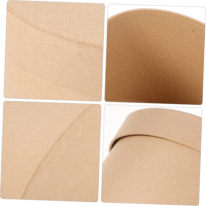 Garneck Oval Baking Box for Cookies and Desserts Kraft Paper DIY Cookie Container Handicraft Box with Stylish Design Bakery Supplies for Parties and Sharing - Image 3