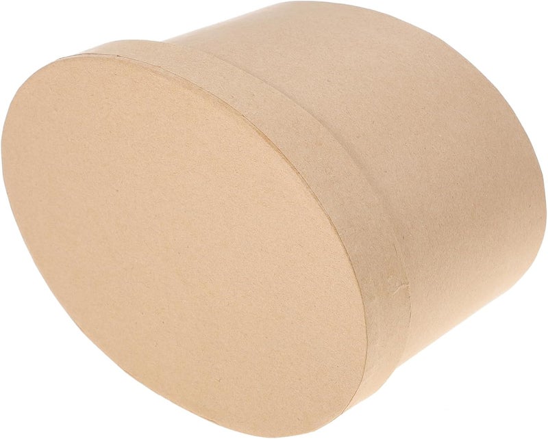 Garneck Oval Baking Box for Cookies and Desserts Kraft Paper DIY Cookie Container Handicraft Box with Stylish Design Bakery Supplies for Parties and Sharing - Image 1