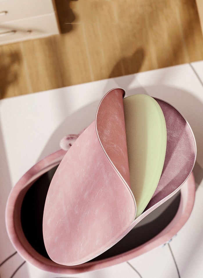 هايدو سرير الحيوانات الأليفة الناعم والقابل للفصل طوال الموسم وسائد سرير الكلاب والقطط الصغيرة والمتوسطة الحجم (الوردي) - Image 3