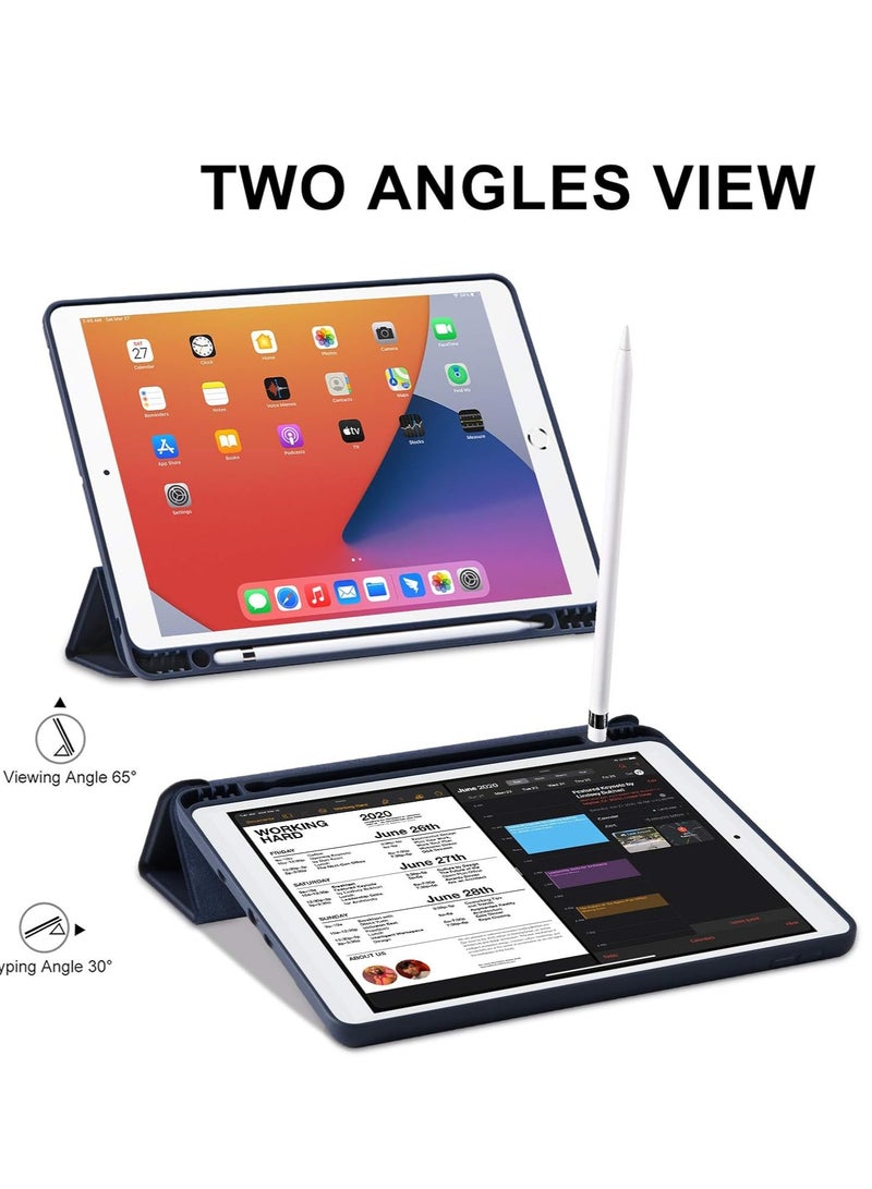 iPad 9th/8th/7th Generation Case (2021/2020/2019)  10.2-Inch Case with Pencil Holder  Slim Soft Smart Magnetic Stand Protective Cover Cases - Image 4