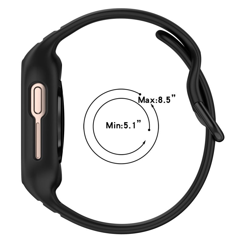 إيروريكس سوار ساعة For Honor Watch 4 المتكامل المصنوع من السيليكون والمغلق بالكامل (أزرق فاتح) - Image 5