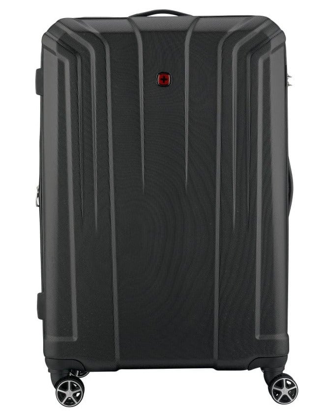 Wenger Destination Large 77 Cm Hardside 4-Double Wheeled Expandable Check-In Luggage Trolley - Black - Image 3