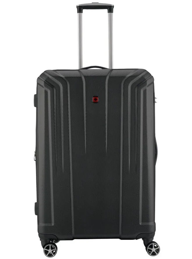 Wenger Destination Large 77 Cm Hardside 4-Double Wheeled Expandable Check-In Luggage Trolley - Black - Image 1