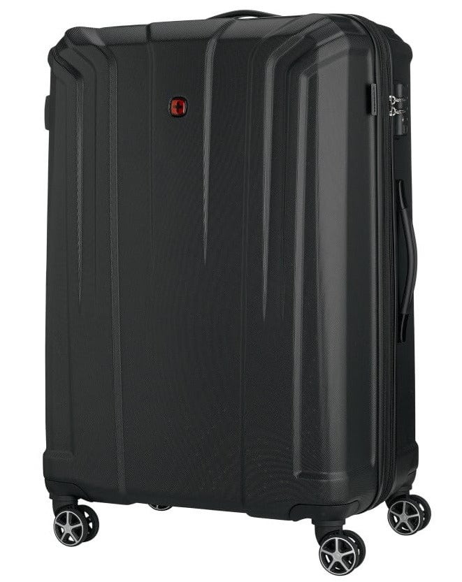 Wenger Destination Large 77 Cm Hardside 4-Double Wheeled Expandable Check-In Luggage Trolley - Black - Image 4