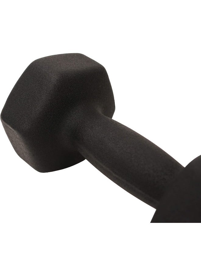 Sunny Health & Fitness - Sunny Health & Fitness Neoprene Coated Hex Shaped Dumbbell Non-Slip Fitness Weights for Home Gym Exercise, Full Body Workout Strength Building, Weight Loss, Sold in Pairs - Sizes - 2LB, 5LB, 8LB, 10LB - Image 1