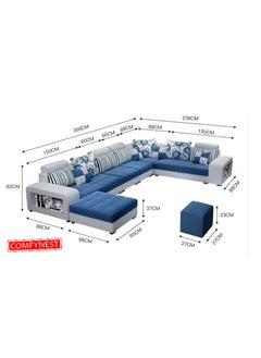Comfynest New Model Sofa Set 7 Seater Unique Design Perfect For your Living Room  - Image 2