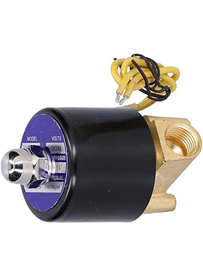 Electric Solenoid Valve, 2W-025-08 Brass Direct Acting Small NC Magnetic Valves for Water for Air for (DC24V)  - Image 4