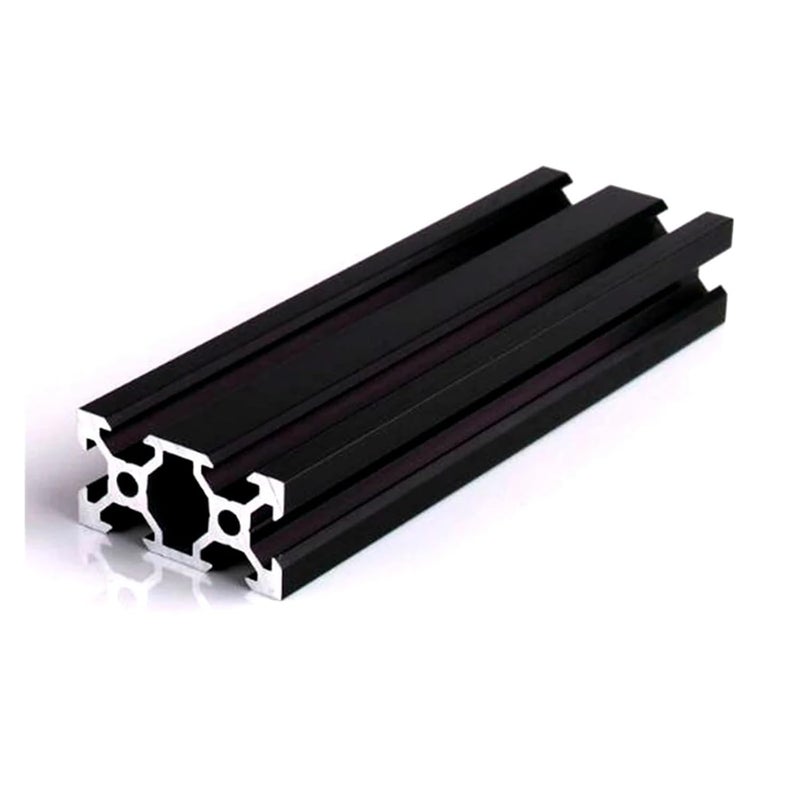 RAHBI 4pcs/lot Black V-Slot 2040 European Standard Anodized Aluminum Profile Extrusion Linear Rail for CNC 3D Printer Leisurely(Size:400mm) - Image 1