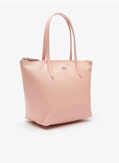LACOSTE Women's L12.12 Concept Fashion Versatile Large Capacity Zipper Handbag Single Shoulder Bag Tote Bag Medium Light Pink  - Image 2