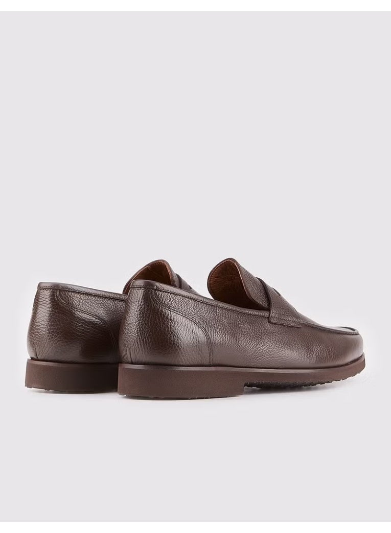 Cabani Leather Brown Men's Casual Shoes - Image 2