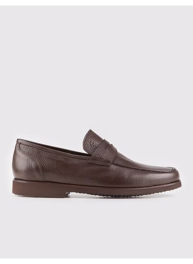 Cabani Leather Brown Men's Casual Shoes - Image 4
