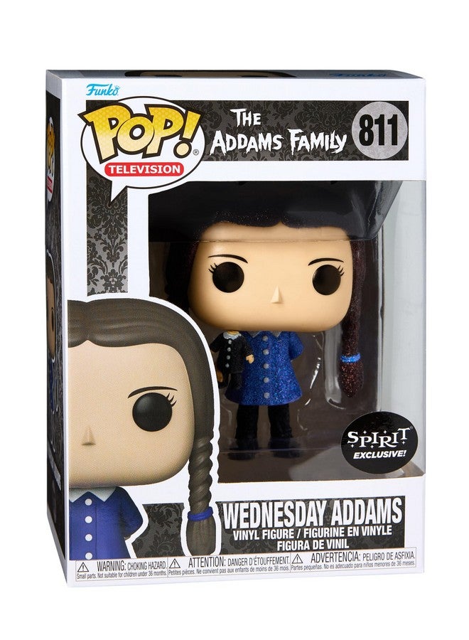 Funko Spirit Halloween The Addams Family Wednesday Addams Diamond Glitter POP! Figure | Officially Licensed | Wednesday Collectible - Image 5