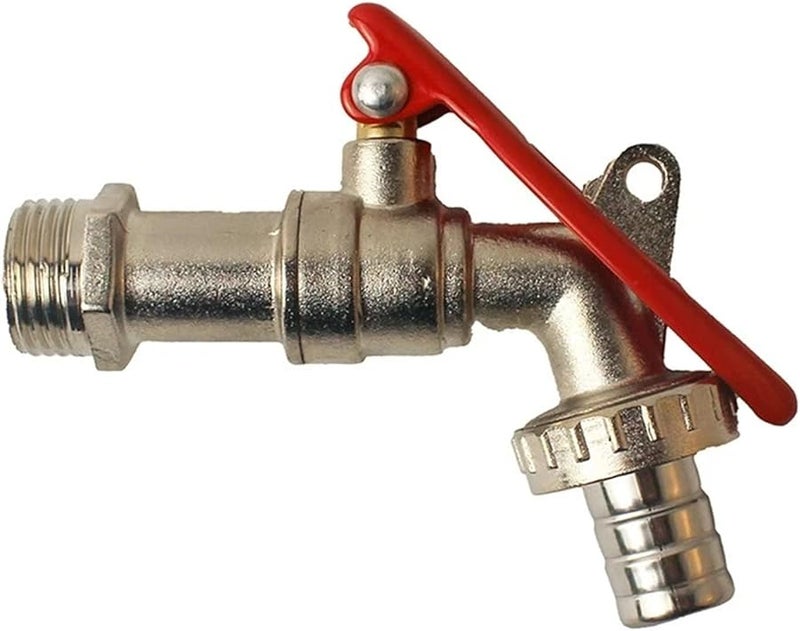1PCS Zinc Alloy Lockable Garden Bibcock Outdoor Water Tank Connector Irrigation Tool - Image 2
