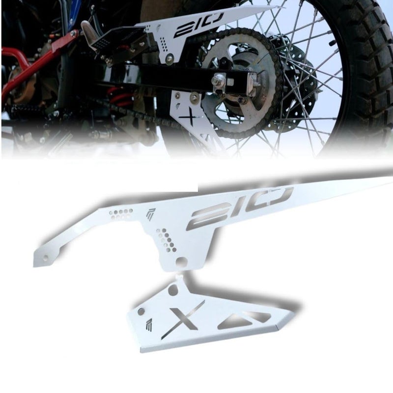 Phantom Herro X-Pullsse 210 Chain Cover – Heavy-Duty Chain Guard | Rust-Resistant, Durable Premium Bike Protection Accessory (White) - Image 1