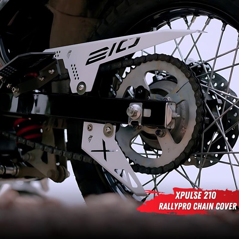 Phantom Herro X-Pullsse 210 Chain Cover – Heavy-Duty Chain Guard | Rust-Resistant, Durable Premium Bike Protection Accessory (White) - Image 3