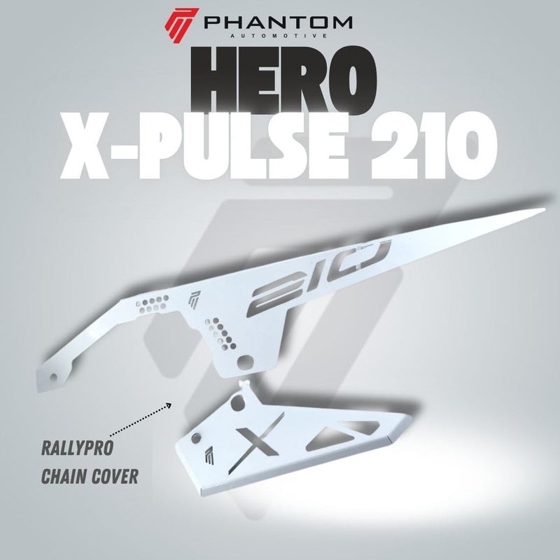 Phantom Herro X-Pullsse 210 Chain Cover – Heavy-Duty Chain Guard | Rust-Resistant, Durable Premium Bike Protection Accessory (White) - Image 2