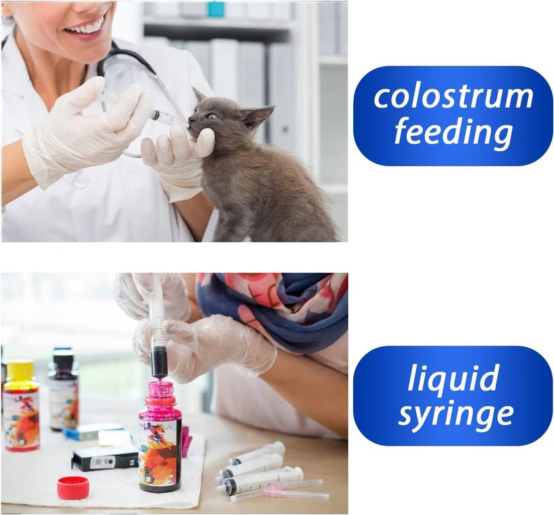 HiMo 20 Pack 3mL Syringe with Tip Cap for Liquid, 3cc Plastic Syringes with Cover, Non-Sterile, No Needle - Image 4