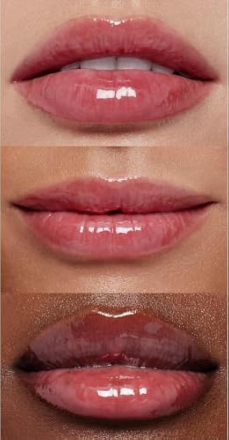 lip gloss– Hydrating & Volumizing Lip Plumper Gloss Balm with Nourishing Hyaluronic Acid & Vitamin E, Plumps & Moisturizes, Vegan & Cruelty-Free (206) - Image 3