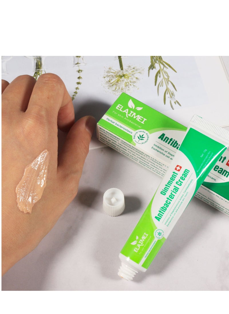 Elaimei Herbal antibacterial cream for Candida albicans, Escherichia coli, skin itching, mosquito bites (15g)  - Image 3