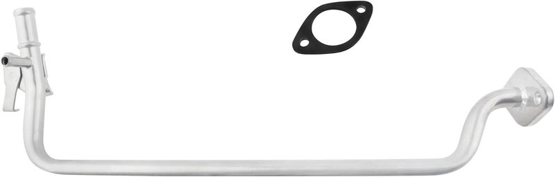 Boxi Coolant Water Bypass Pipe w/Gasket Fit for Toyota Tacoma 2005 2006 2007 2008 2009 2010 2011 2012 2013 2014 2015 2016 2017 2.7L l4 | Replaces OE# 16268-75110 16268-75111 16268-75130 16268-75131 - Image 1