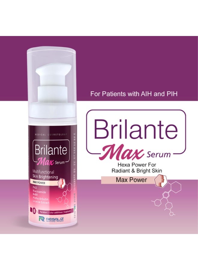 Regaliz Brilante Max Serum | Multifunctional Skin Brightening & Radiance Booster | Targets Dark Spots, Uneven Skin Tone, and Dullness | 30ml - Image 2