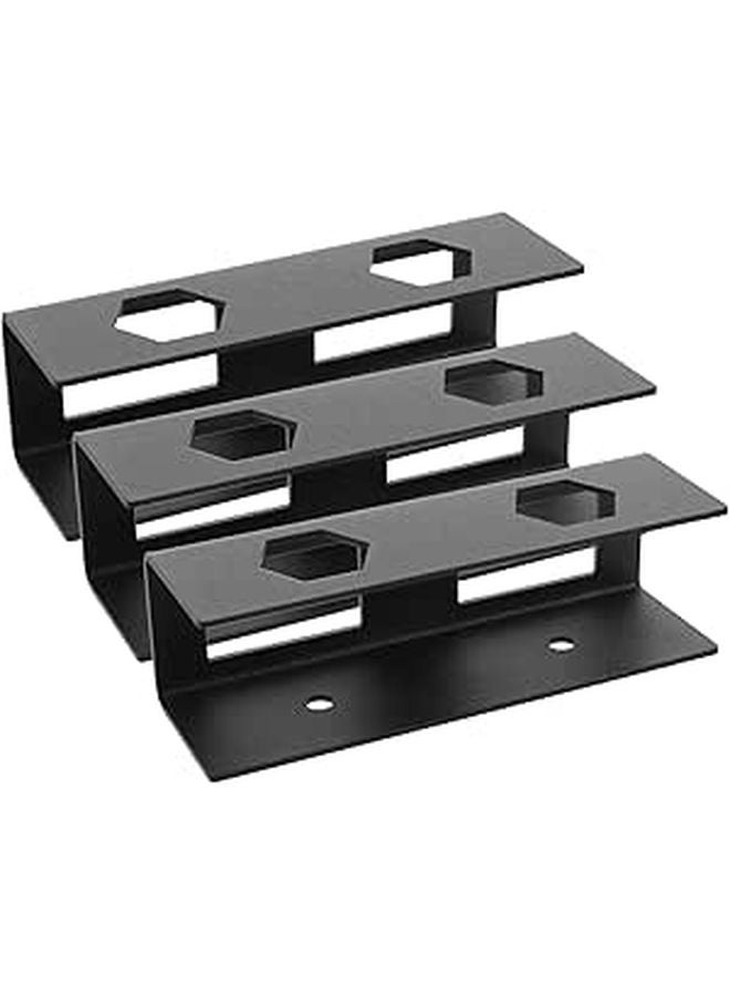 Black Metal Keyboard Holder And Laptop Mount Hidden Shelf Stand For Workspace - Image 1