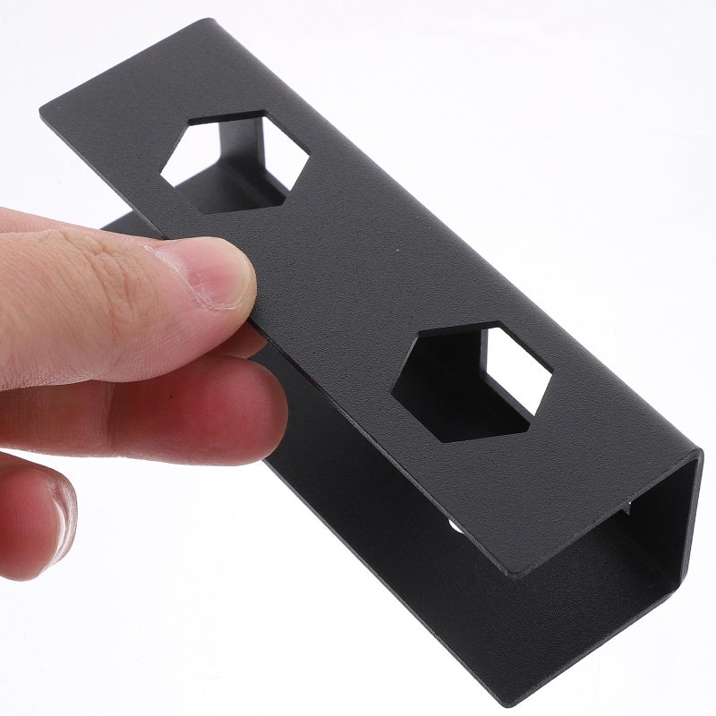 Black Metal Keyboard Holder And Laptop Mount Hidden Shelf Stand For Workspace - Image 5