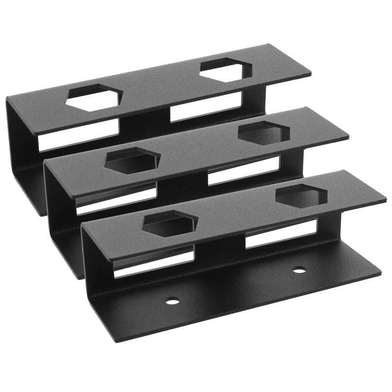 Black Metal Keyboard Holder And Laptop Mount Hidden Shelf Stand For Workspace - Image 2