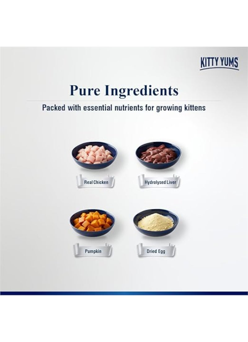 Kitty Yums Chicken Mousse Kitten 80gm – Pack of 24 - Image 4