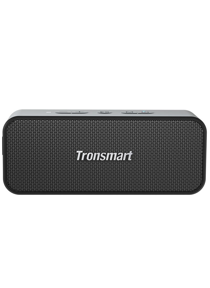 Tronsmart - Tronsmart T2 PLUS Portable Speaker, Waterproof Bluetooth speaker, with 24 Hours Playtime, IPX7 Waterproof Wireless Bluetooth 5.0 Speaker, Voice Assistant, Built-In Mic for Phone Outdoor, Alexa - Image 1