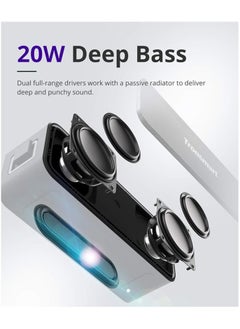 Tronsmart Tronsmart T2 PLUS Portable Speaker, Waterproof Bluetooth speaker, with 24 Hours Playtime, IPX7 Waterproof Wireless Bluetooth 5.0 Speaker, Voice Assistant, Built-In Mic for Phone Outdoor, Alexa  - Image 2