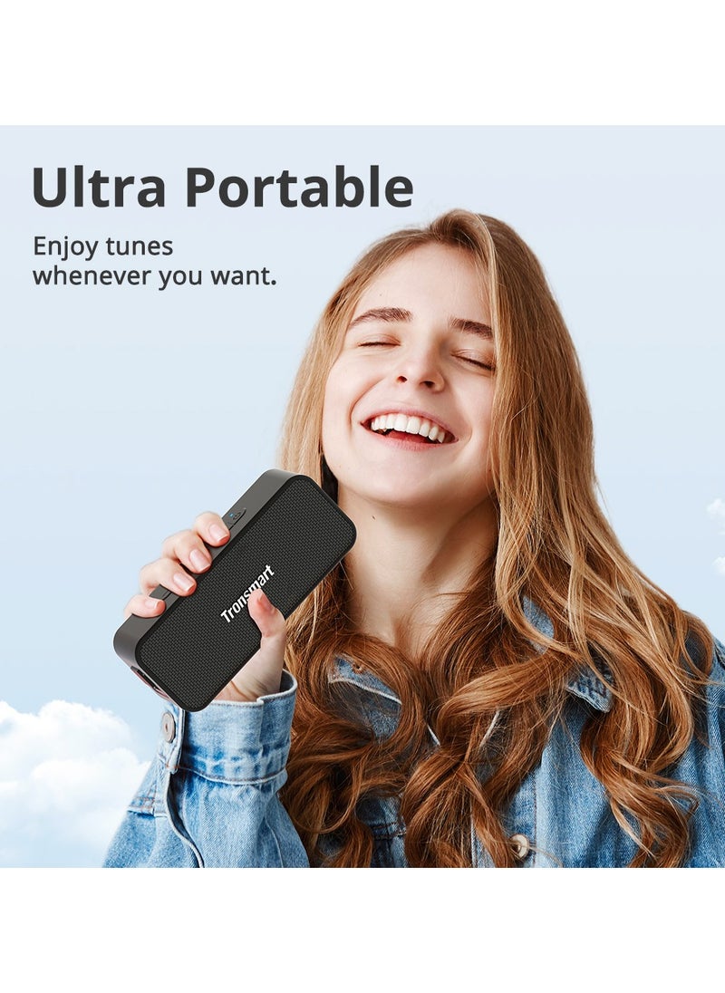 Tronsmart - Tronsmart T2 PLUS Portable Speaker, Waterproof Bluetooth speaker, with 24 Hours Playtime, IPX7 Waterproof Wireless Bluetooth 5.0 Speaker, Voice Assistant, Built-In Mic for Phone Outdoor, Alexa - Image 1