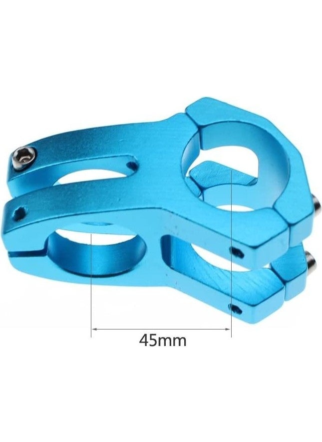 WAKE Aluminum Blue 31.8 45MM Short Handlebar Stem  - Image 3