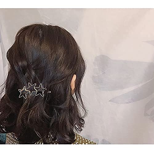 FAVELA Korean Style Fachion Metal Geometric Design Barrettes Hair Clips Pins | Stylish and Comfortable Unique Shape Hairpin Hair Accessories Jewellery Set for Women's and Girls (Pack of 12) - Image 3