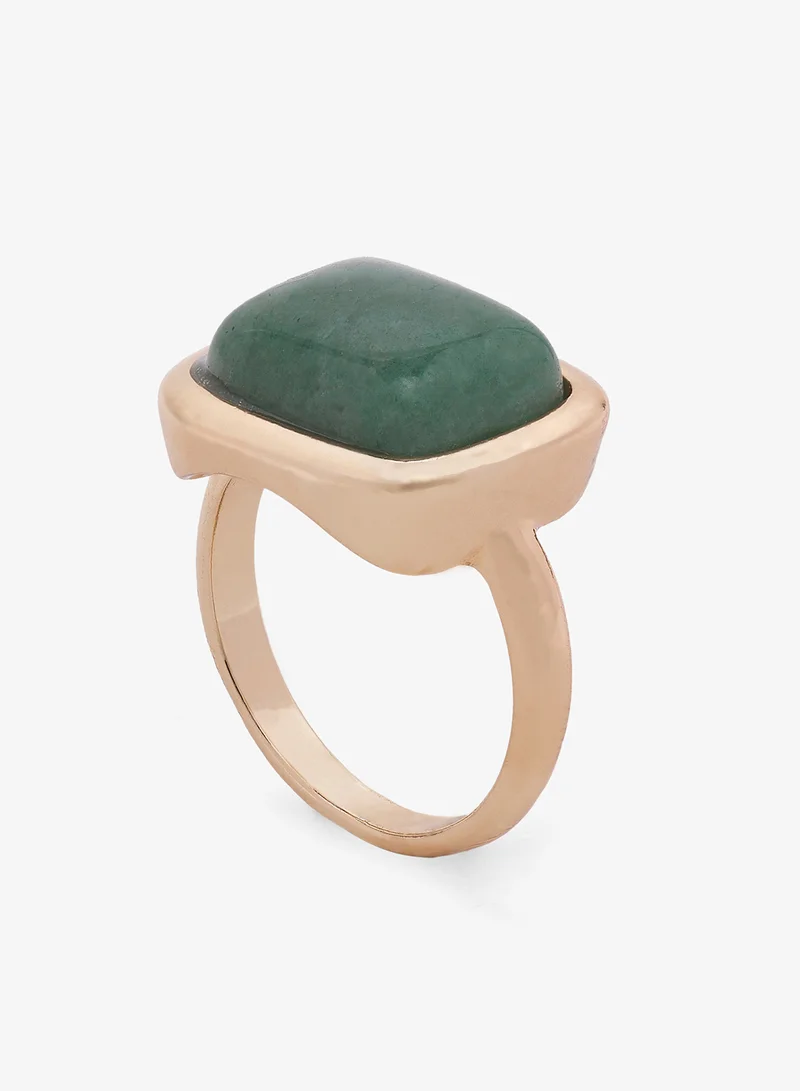 ايلا ليمتد اديشن Chunky Jewel Embellished Gold Detail Ring
