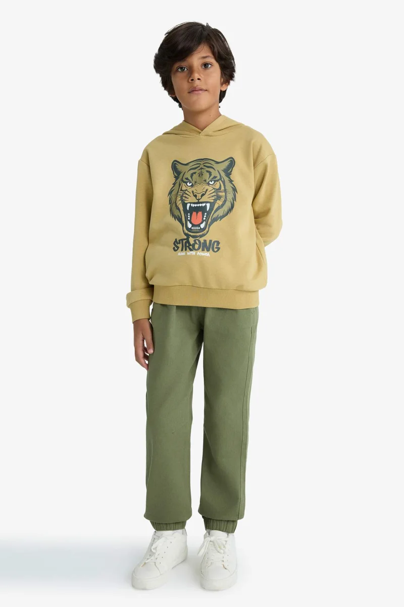 ديفاكتو Boy Jogger Fit Gabardine Trousers