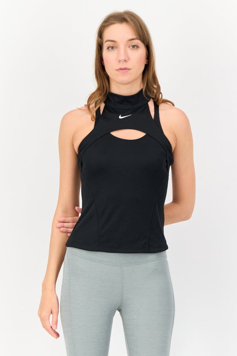 Nike Women Sportswear Fit Sleeveless Training Tank Top, Black  - Image 1