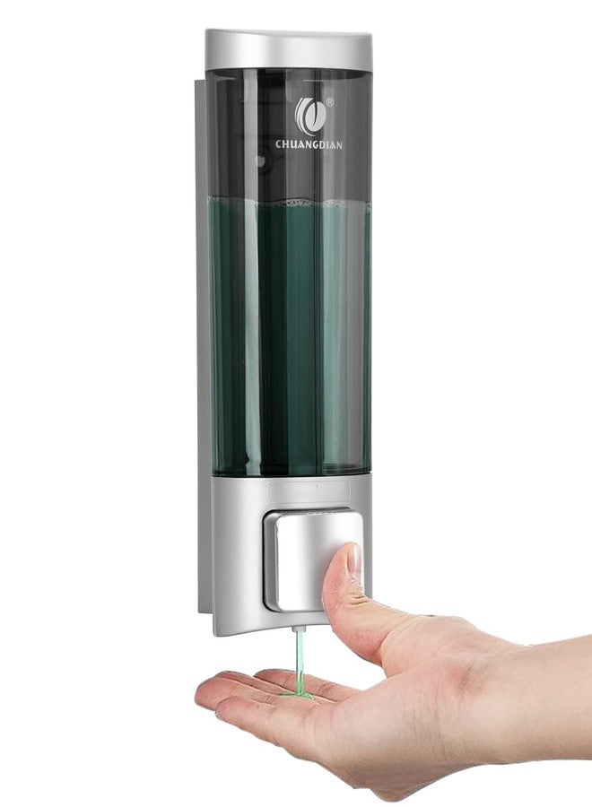 CHUANGDIAN Single 200ML Soap Dispenser Bathroom Wall Mounted Shower Gel Shampoo and Conditioner Dispenser Kitchen Dish Detergent Container Hand Body Wash Liquid Soap Dispenser for Home Hotel Restaurant - Image 1