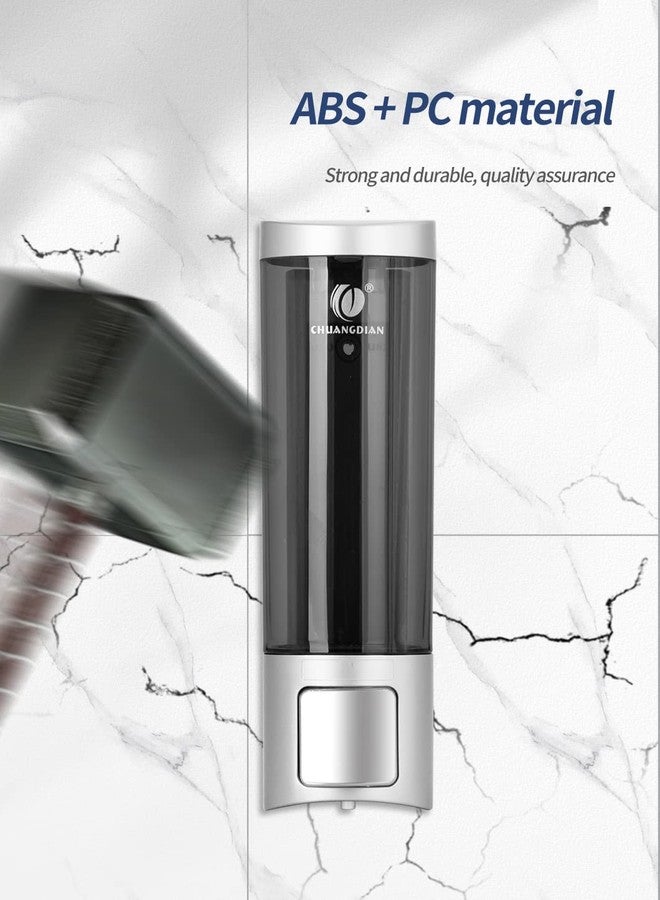 CHUANGDIAN Single 200ML Soap Dispenser Bathroom Wall Mounted Shower Gel Shampoo and Conditioner Dispenser Kitchen Dish Detergent Container Hand Body Wash Liquid Soap Dispenser for Home Hotel Restaurant - Image 4