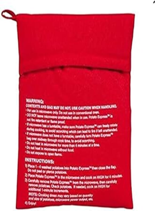 OR Microwave baked potato bag